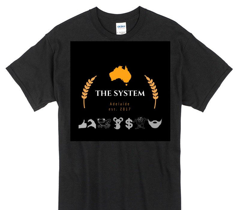 Custom Gildan 100% Cotton Black T-Shirt