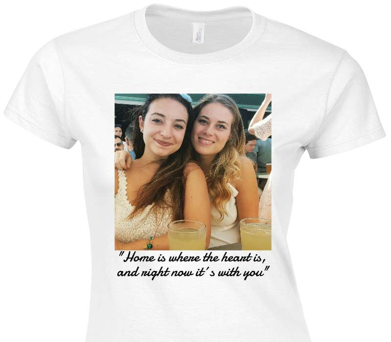 Custom Womens Soft Style 100% Cotton White T-Shirt