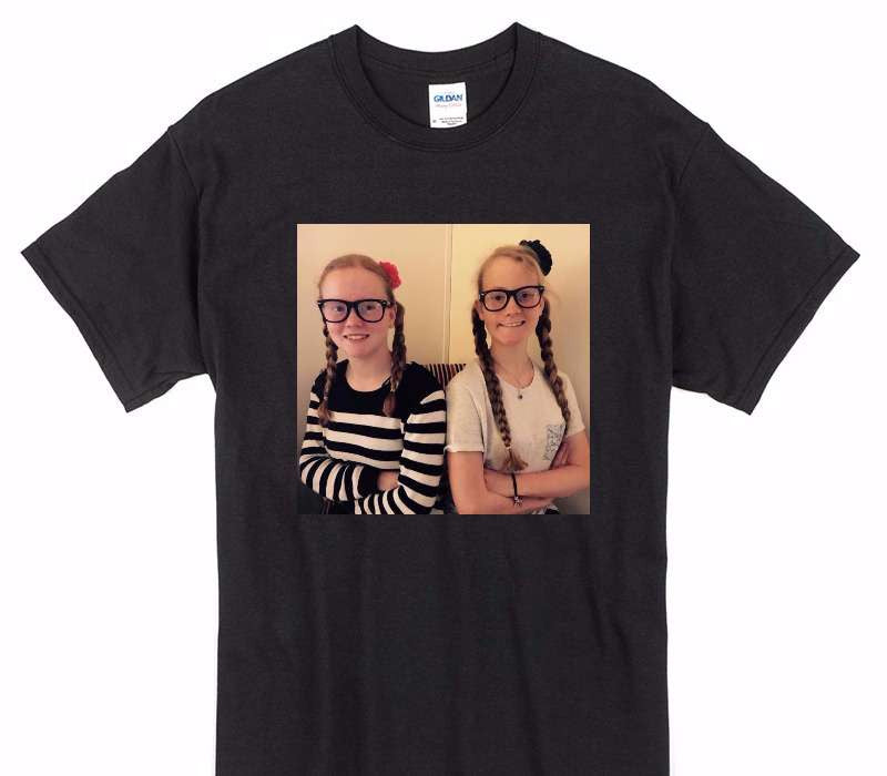 Custom Gildan 100% Cotton Black T-Shirt