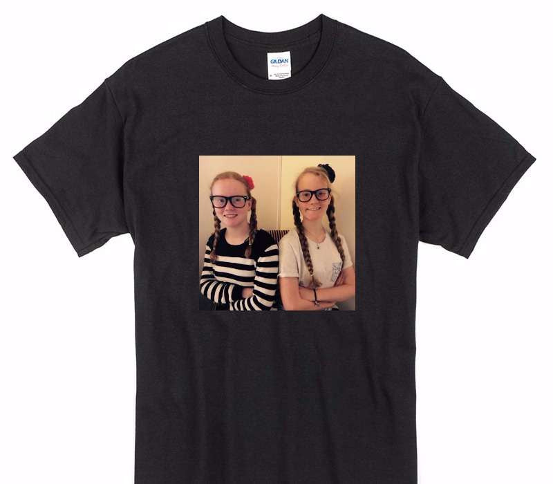 Custom Gildan 100% Cotton Black T-Shirt