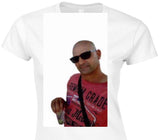 Custom Womens Soft Style 100% Cotton White T-Shirt