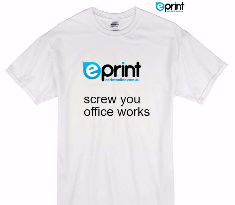 Custom Gildan 100% Cotton White T-Shirt