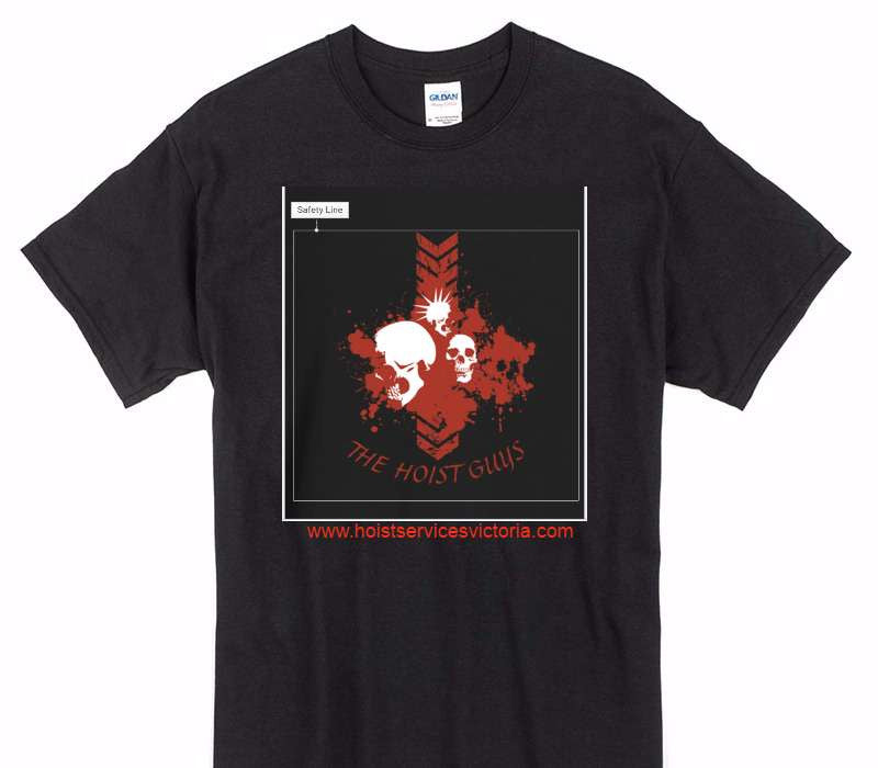 Custom Gildan 100% Cotton Black T-Shirt