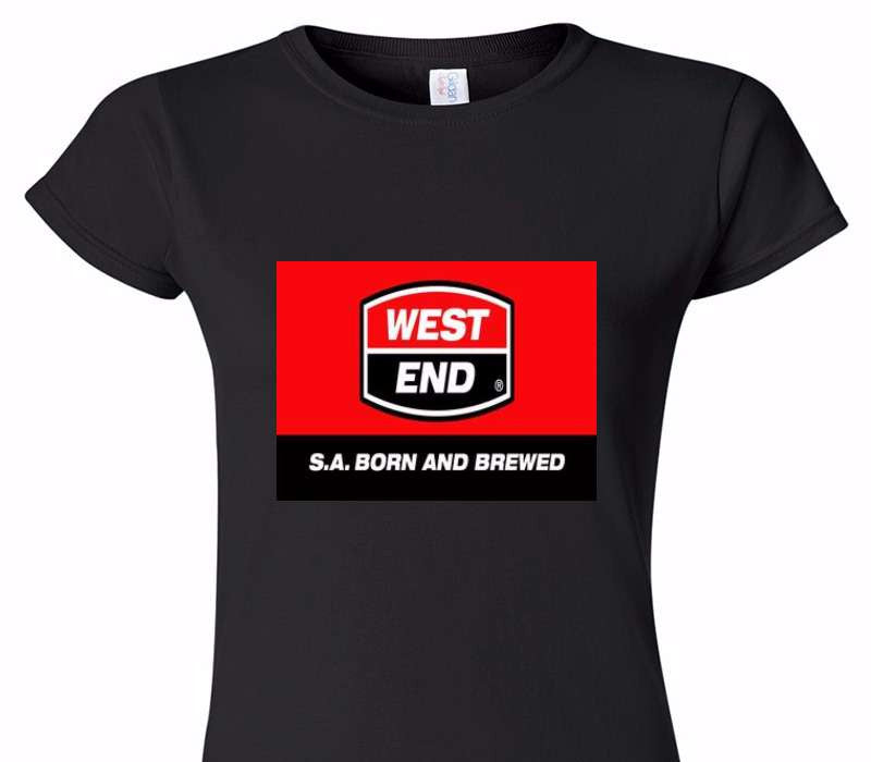 Custom Womens Soft Style 100% Cotton Black T-Shirt
