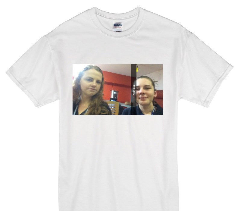 Custom Gildan 100% Cotton White T-Shirt