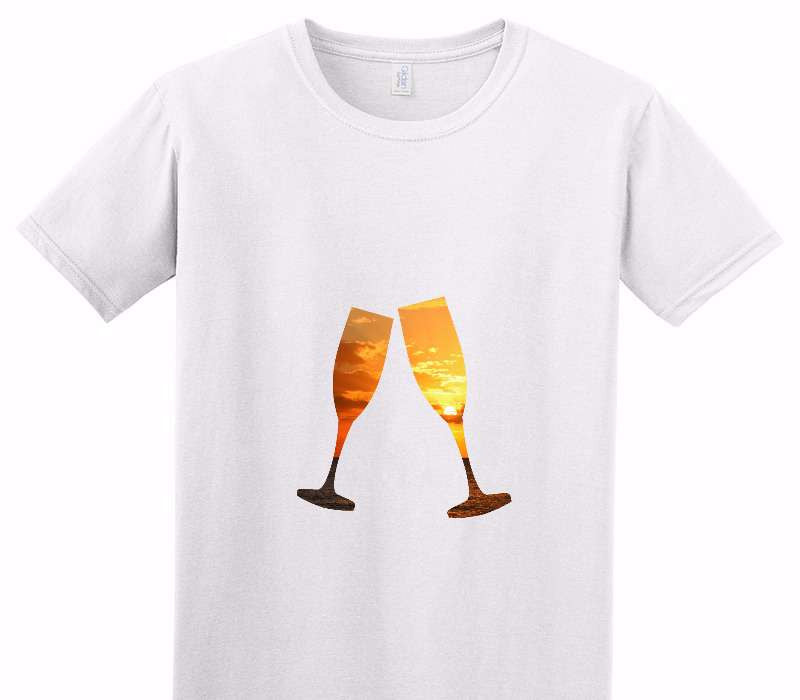 Custom Adult Soft Style 100% Cotton White T-Shirt