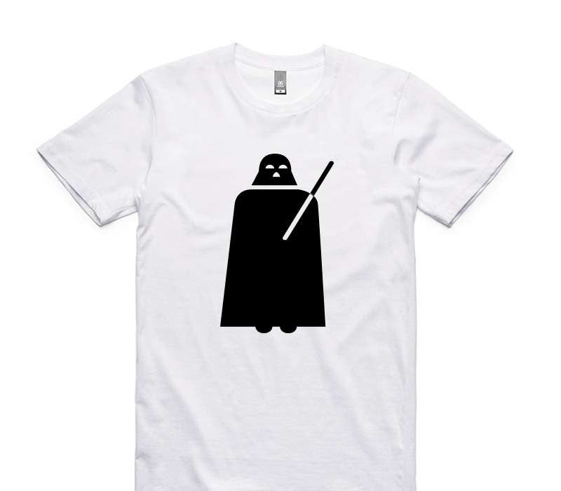 Custom AS Colour 100% Cotton White T-Shirt