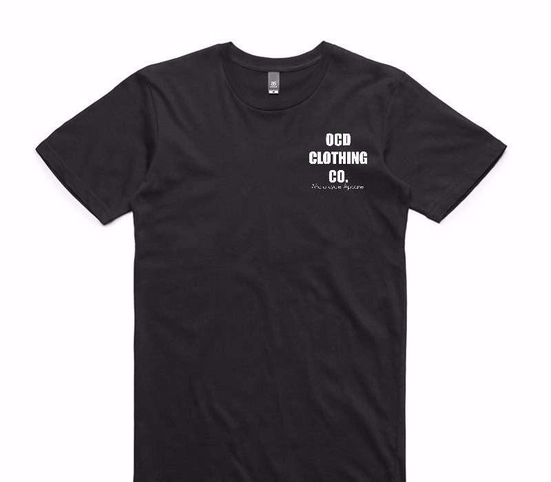 Custom AS Colour 100% Cotton Black T-Shirt