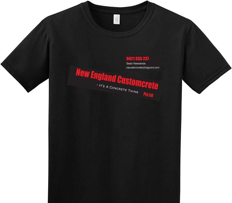 Custom Adult Soft Style 100% Cotton Black T-Shirt