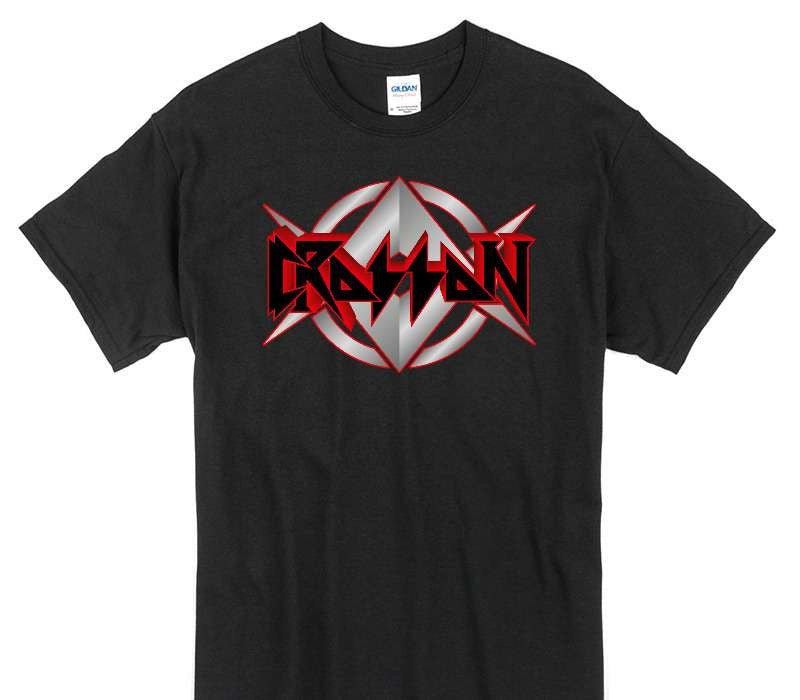 Custom Gildan 100% Cotton Black T-Shirt
