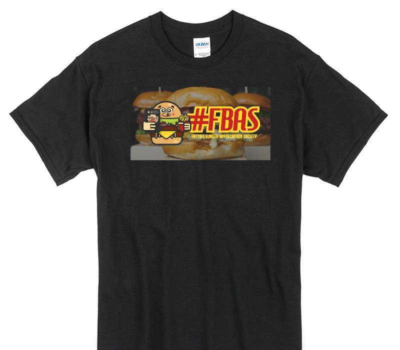 Custom Gildan 100% Cotton Black T-Shirt