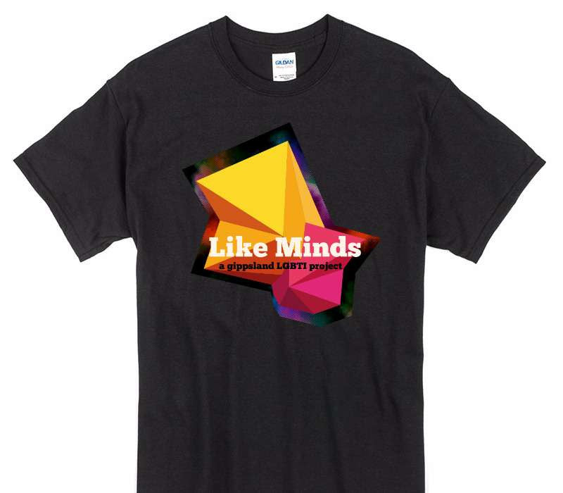 Custom Gildan 100% Cotton Black T-Shirt