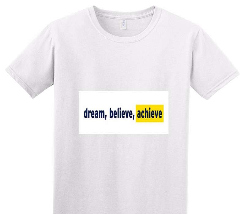 Custom Adult Soft Style 100% Cotton White T-Shirt