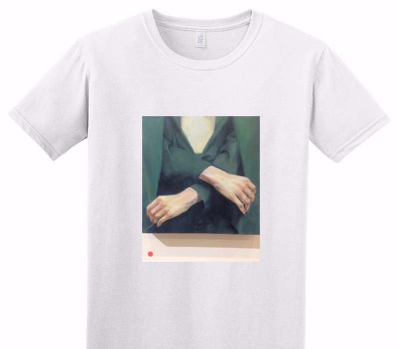 Custom Adult Soft Style 100% Cotton White T-Shirt