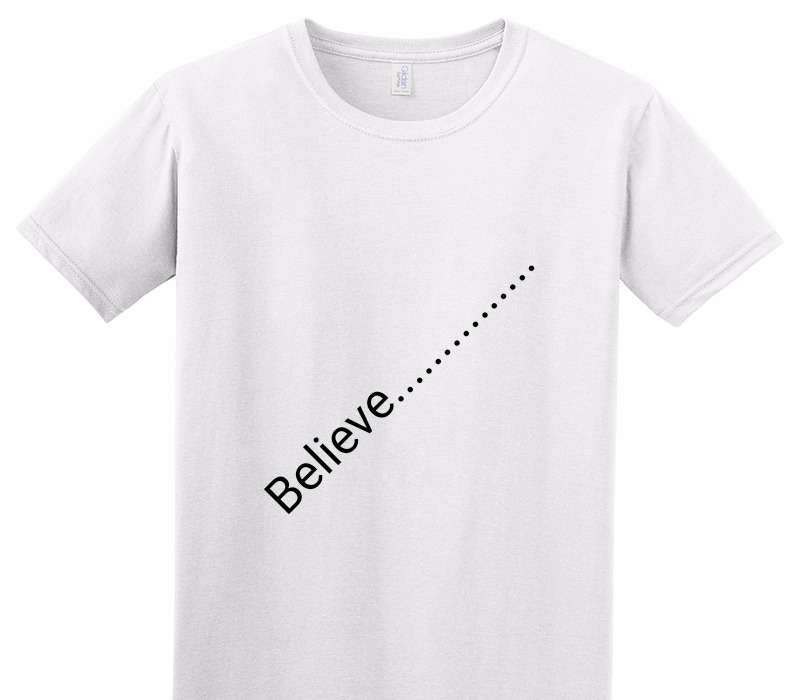 Custom Adult Soft Style 100% Cotton White T-Shirt