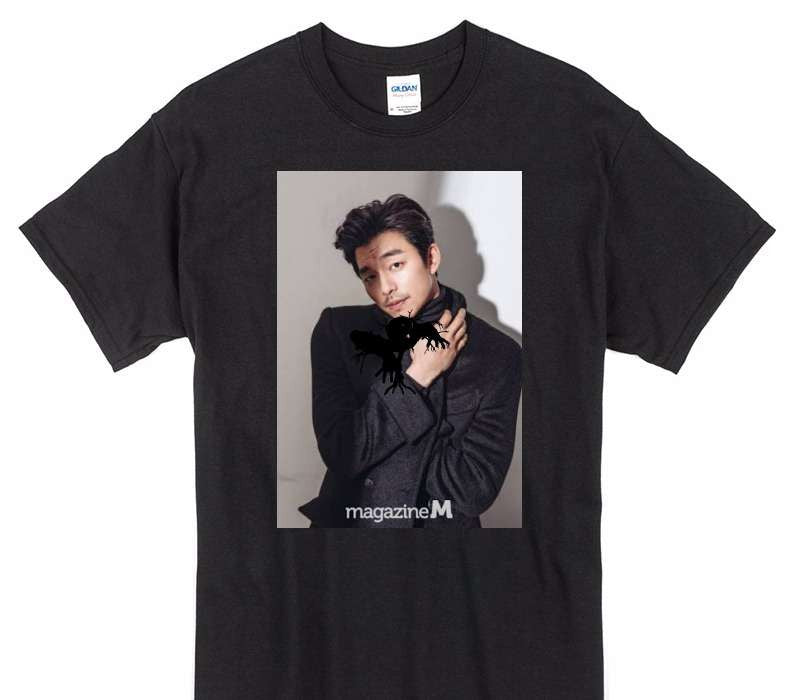 Custom Gildan 100% Cotton Black T-Shirt