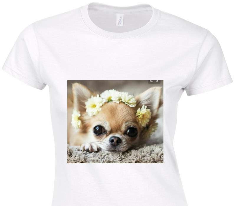 Custom Womens Soft Style 100% Cotton White T-Shirt