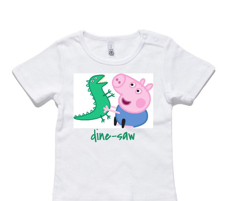 Custom AS Colour White Baby T-Shirt