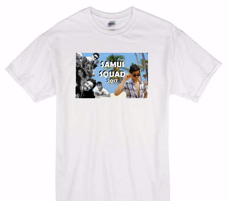 Custom Gildan 100% Cotton White T-Shirt