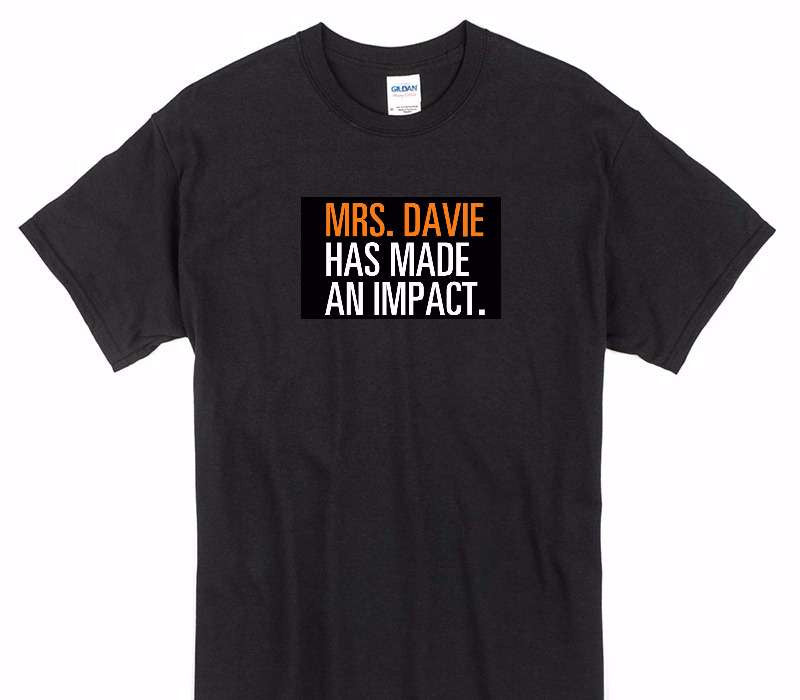 Custom Gildan 100% Cotton Black T-Shirt