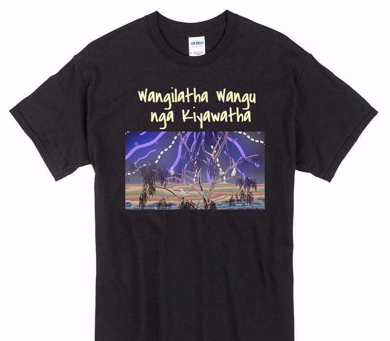 Custom Gildan 100% Cotton Black T-Shirt