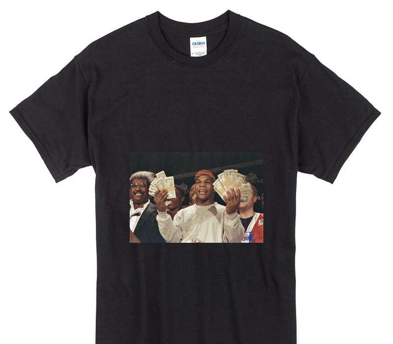 Custom Gildan 100% Cotton Black T-Shirt