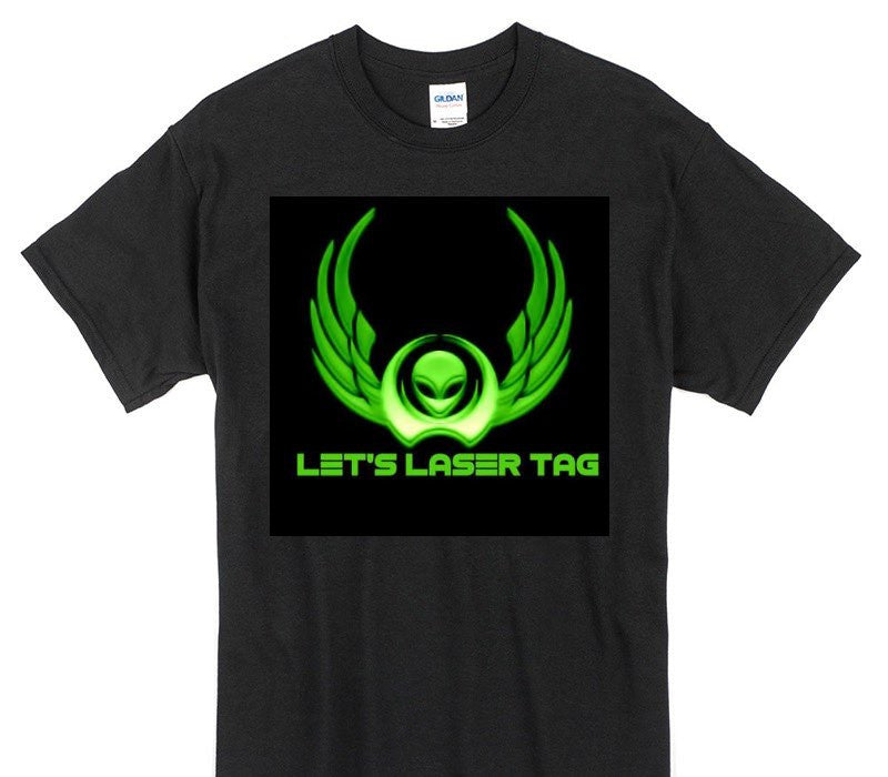 Custom Gildan 100% Cotton Black T-Shirt
