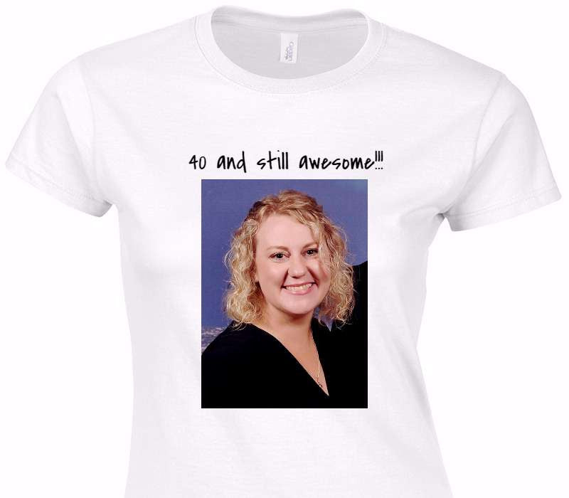 Custom Womens Soft Style 100% Cotton White T-Shirt