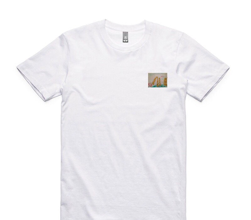 Custom AS Colour 100% Cotton White T-Shirt
