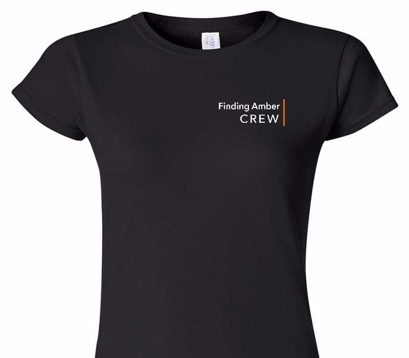 Custom Womens Soft Style 100% Cotton Black T-Shirt