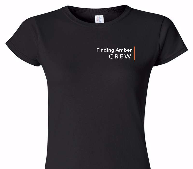 Custom Womens Soft Style 100% Cotton Black T-Shirt