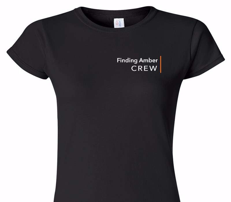 Custom Womens Soft Style 100% Cotton Black T-Shirt