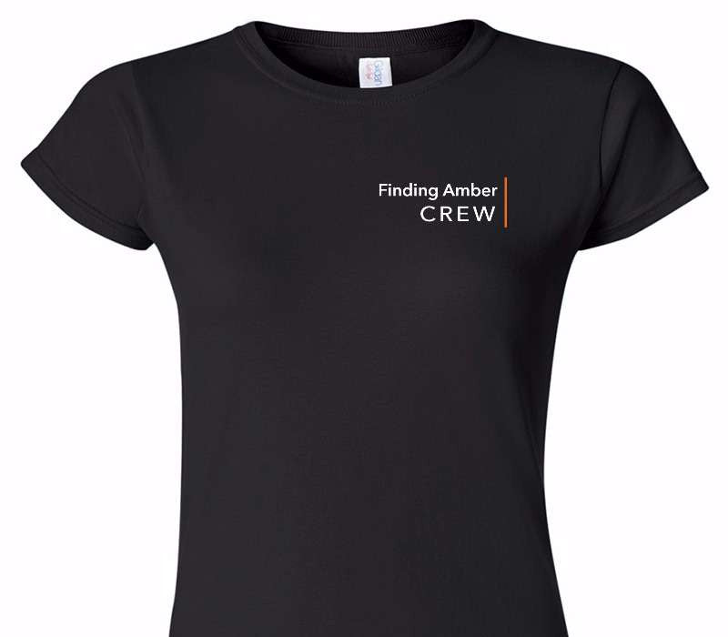 Custom Womens Soft Style 100% Cotton Black T-Shirt