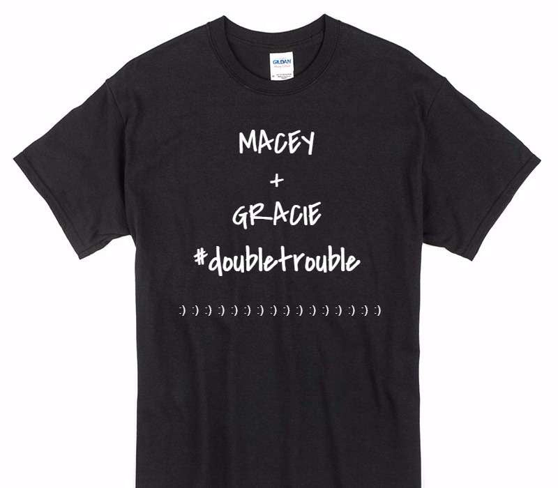 Custom Gildan 100% Cotton Black T-Shirt
