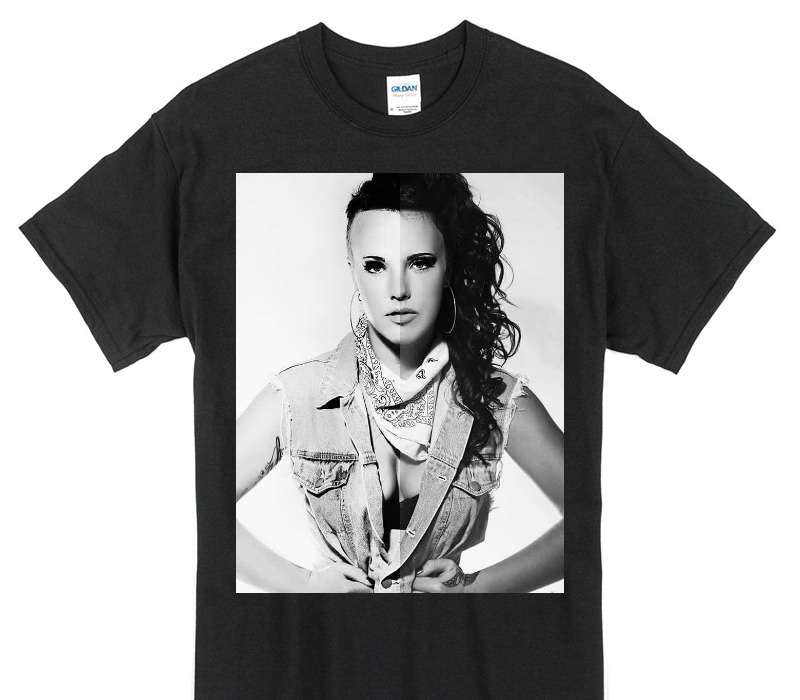 Custom Gildan 100% Cotton Black T-Shirt
