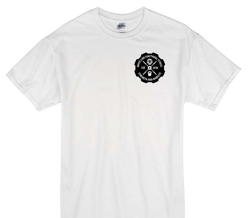 Custom Gildan 100% Cotton White T-Shirt