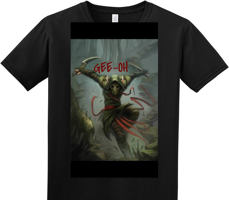 Custom Adult Soft Style 100% Cotton Black T-Shirt