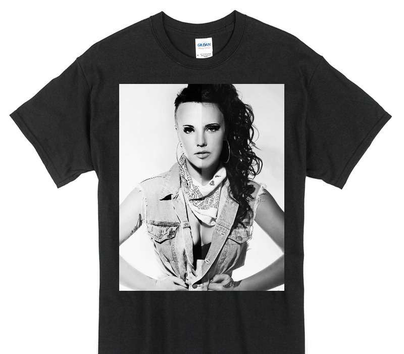 Custom Gildan 100% Cotton Black T-Shirt