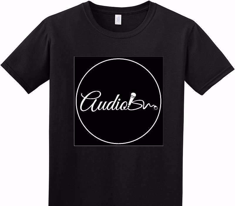 Custom Adult Soft Style 100% Cotton Black T-Shirt