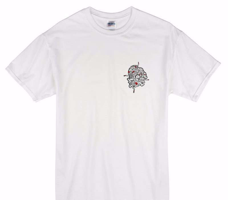 Custom Gildan 100% Cotton White T-Shirt