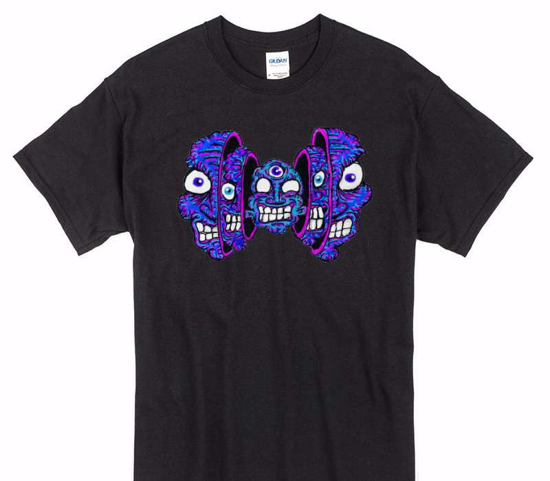 Custom Gildan 100% Cotton Black T-Shirt