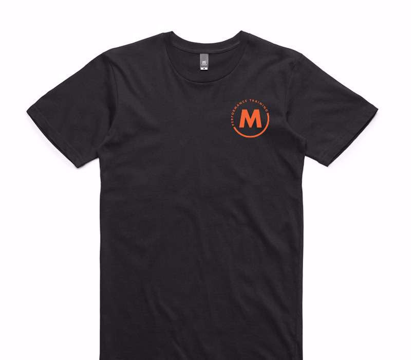 Custom AS Colour 100% Cotton Black T-Shirt