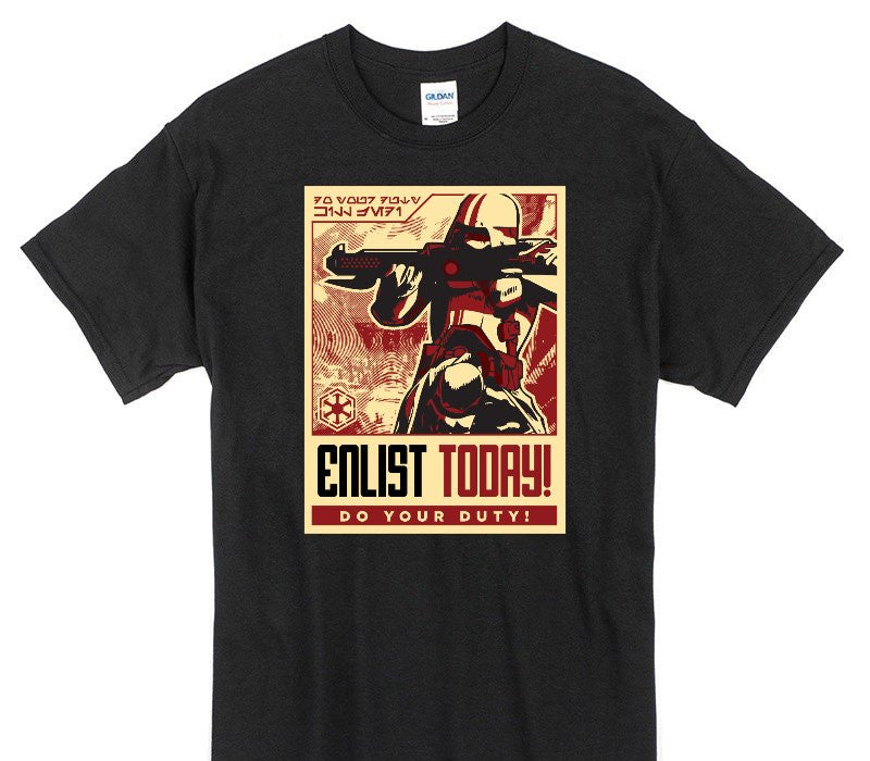 Custom Gildan 100% Cotton Black T-Shirt