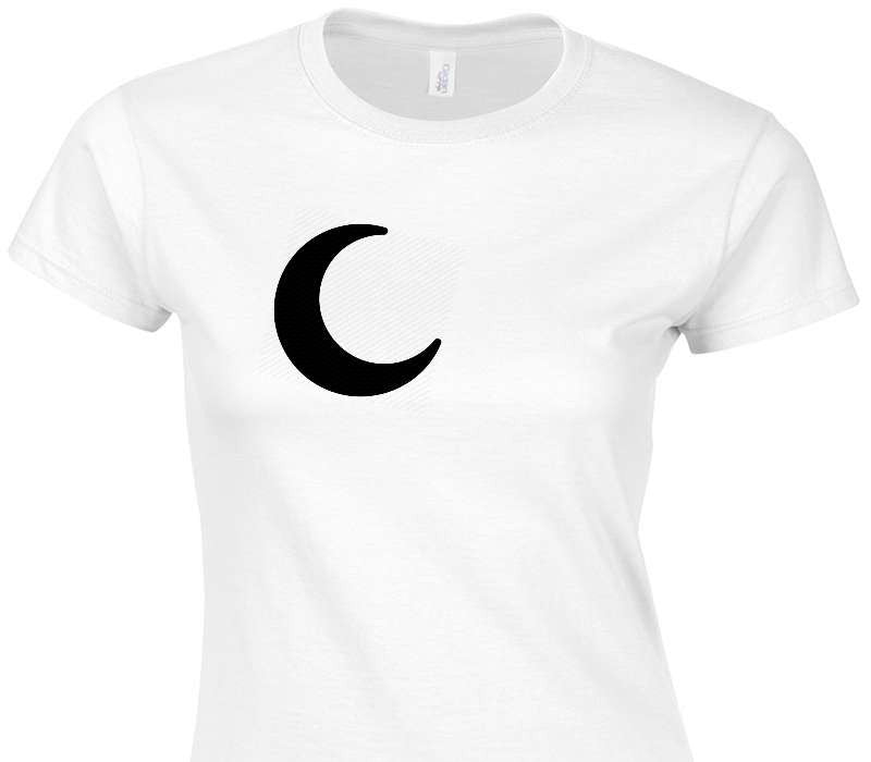 Custom Womens Soft Style 100% Cotton White T-Shirt