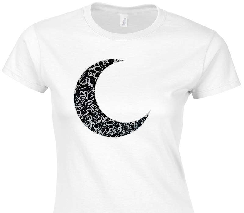 Custom Womens Soft Style 100% Cotton White T-Shirt