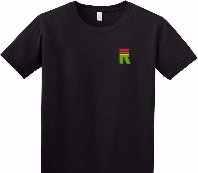 Custom Adult Soft Style 100% Cotton Black T-Shirt