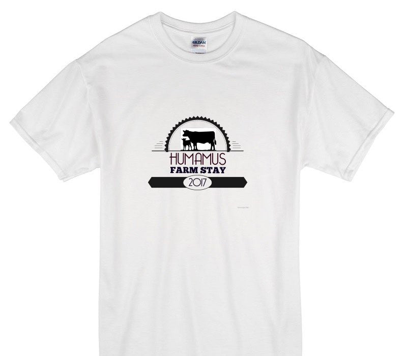 Custom Gildan 100% Cotton White T-Shirt