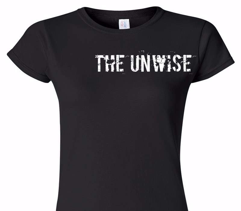 Custom Womens Soft Style 100% Cotton Black T-Shirt