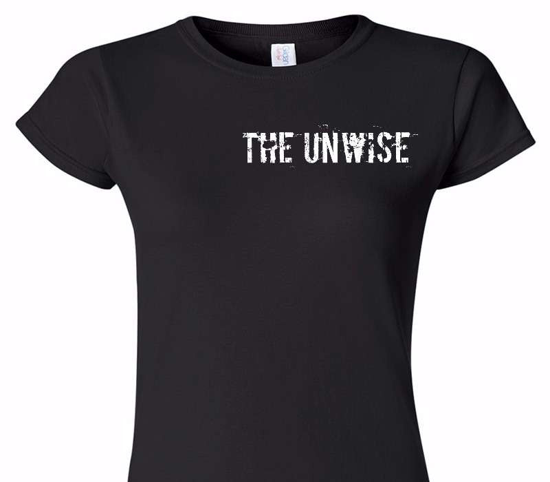 Custom Womens Soft Style 100% Cotton Black T-Shirt