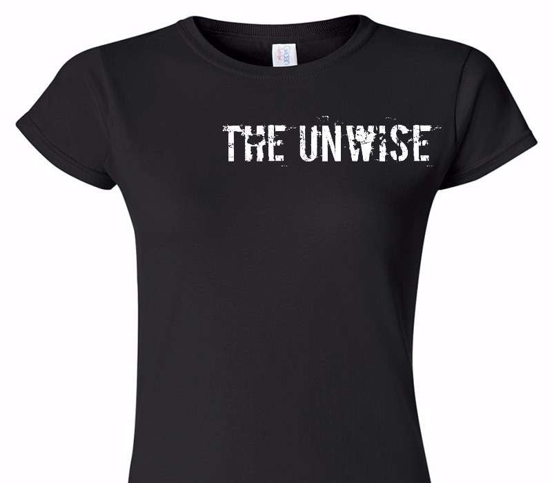 Custom Womens Soft Style 100% Cotton Black T-Shirt